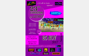 Découverte parcours corrida 2017