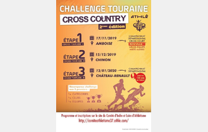 Classement challenge Touraine Cross 2019-2020