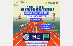 Portes ouvertes / reprise des entraînements