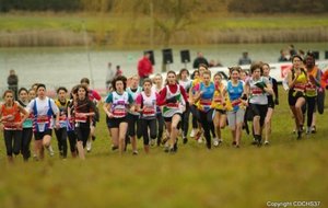 Départ course minimes filles