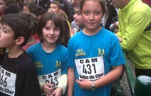léa et anais sur la ligne du départ