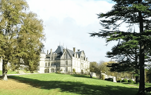 Courir au chateau de la Bourdaisiére à Montlouis