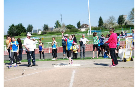 Résultats Départementaux sur piste BE/MI à St Cyr du 12/04/15