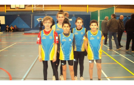 13/12/2015 : Résultats Championnat départemental en salle BE/MI à Grandmont