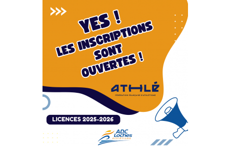 INSCRIPTIONS OUVERTES